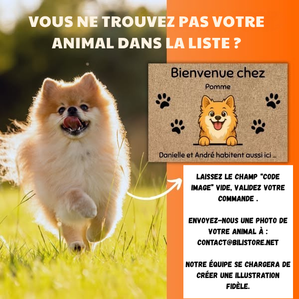 Paillasson personnalisé