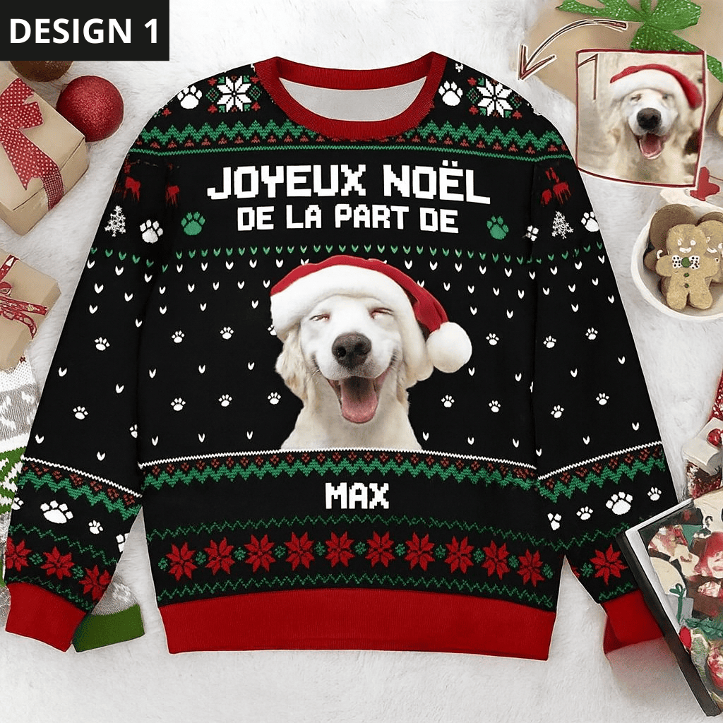 Pull de noël personnalisé