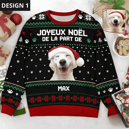 Pull de noël personnalisé