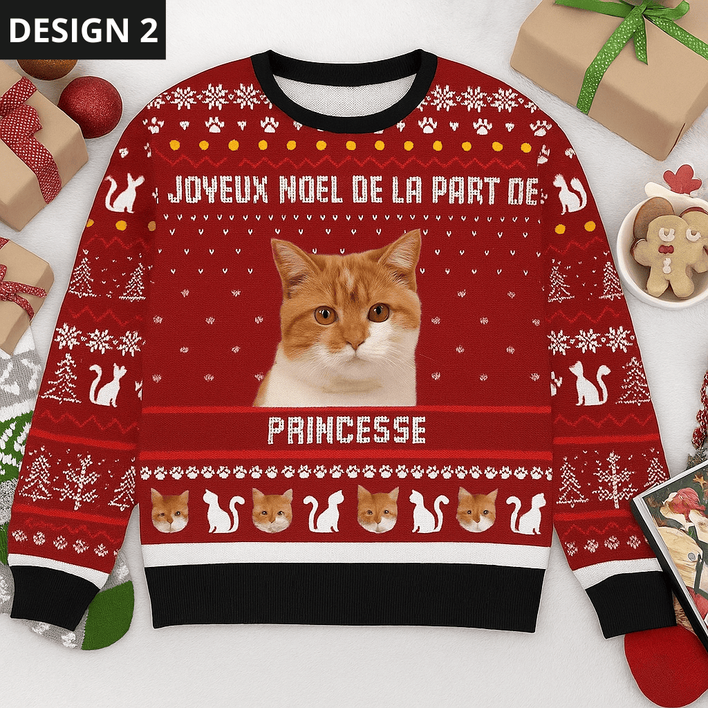 Pull de noël personnalisé