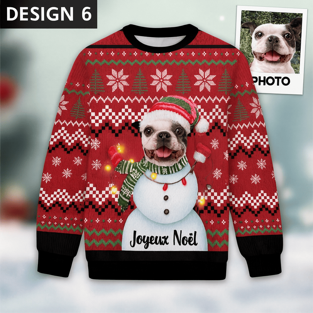Pull de noël personnalisé