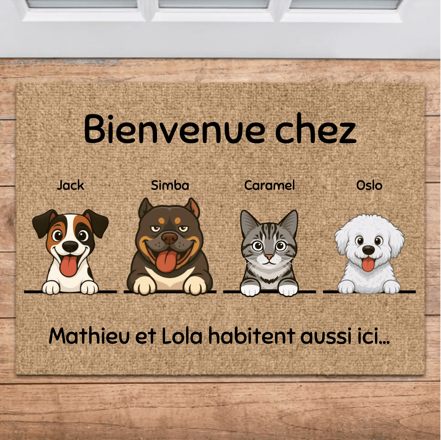 Paillasson personnalisé