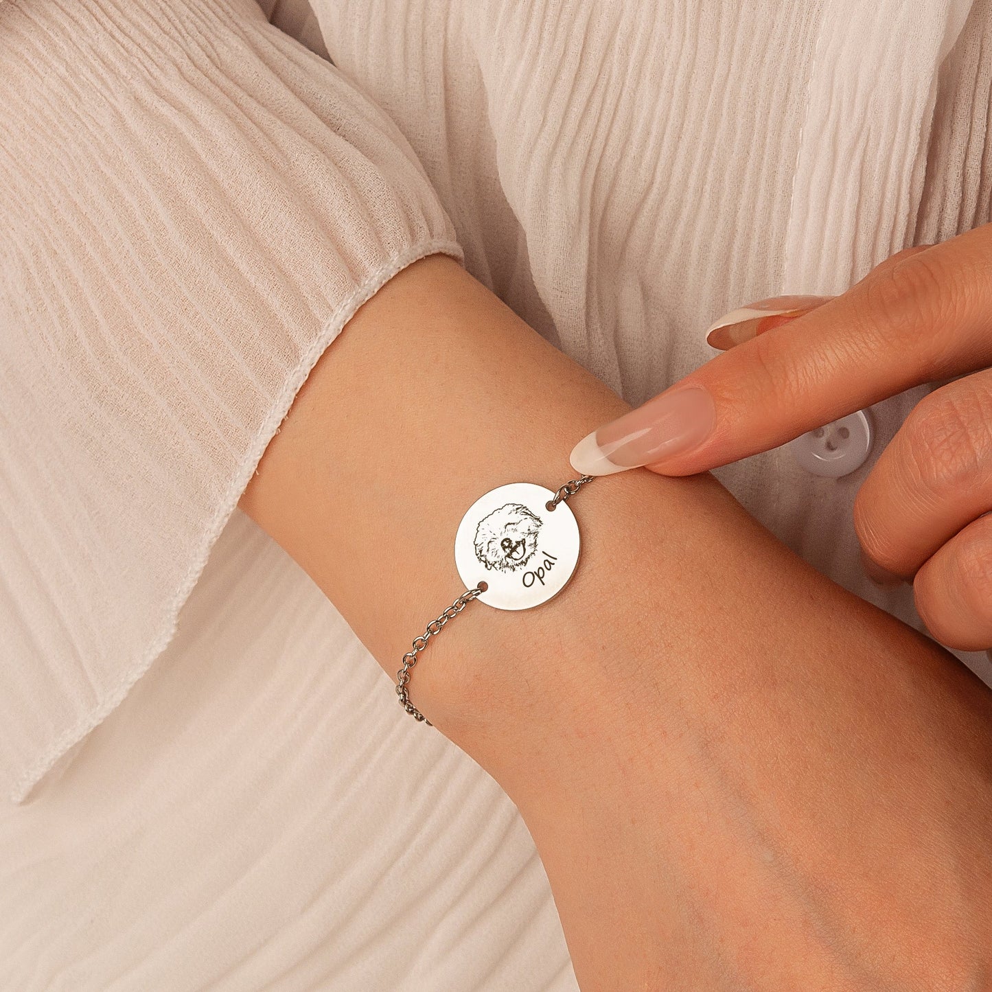 Bracelet portrait personnalisable