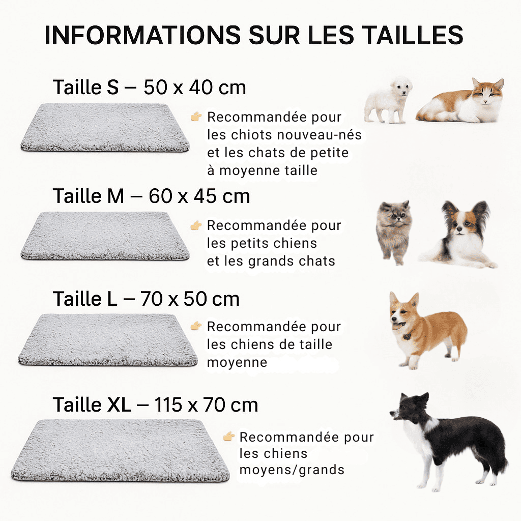 Tapis auto-chauffant BiliWarm™